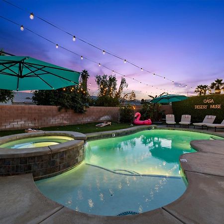 Casa Desert Muse With Heated Pool Spa Firepit Mini Golf And Games Indio Exterior photo
