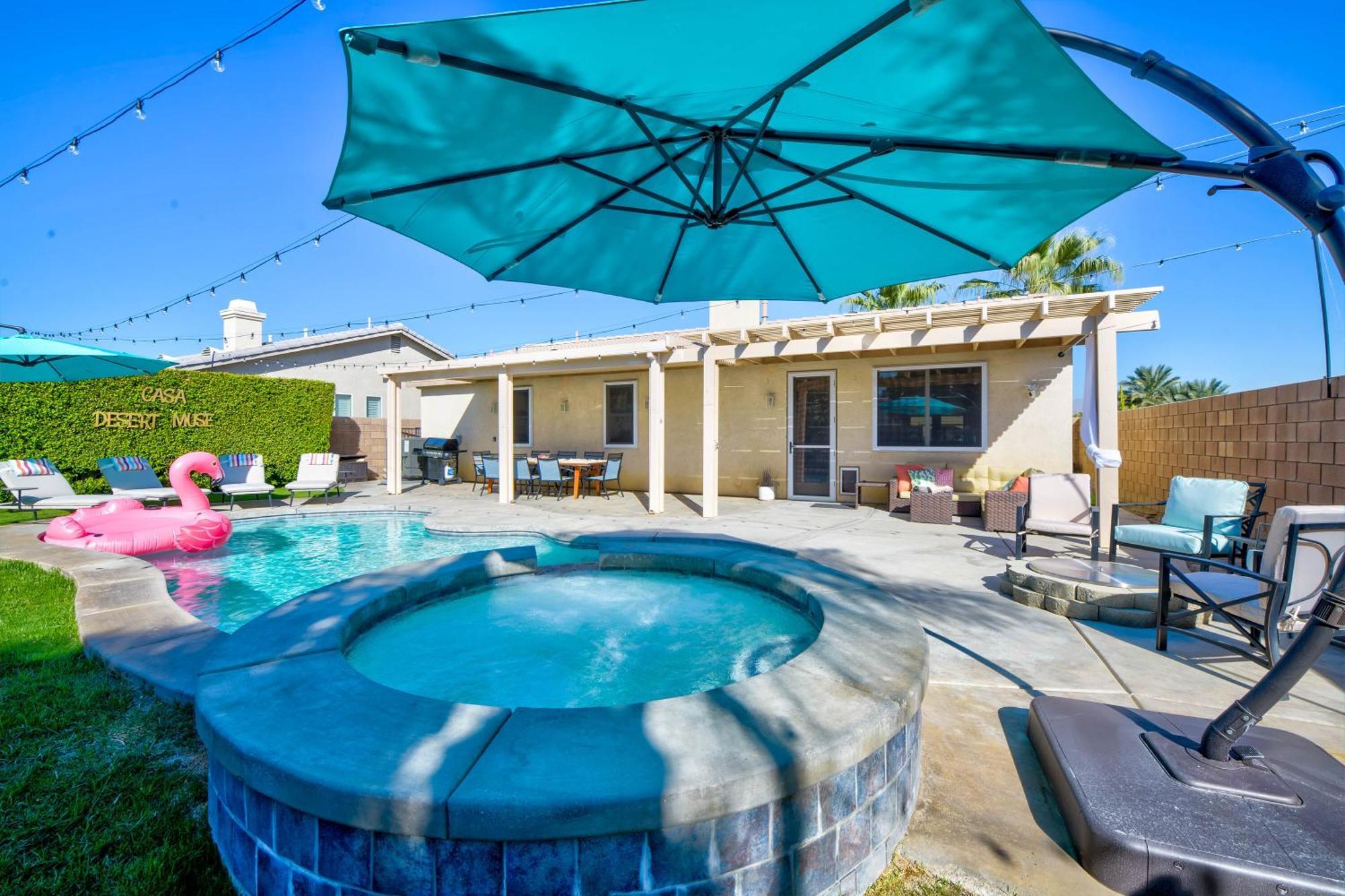 Casa Desert Muse With Heated Pool Spa Firepit Mini Golf And Games Indio Exterior photo