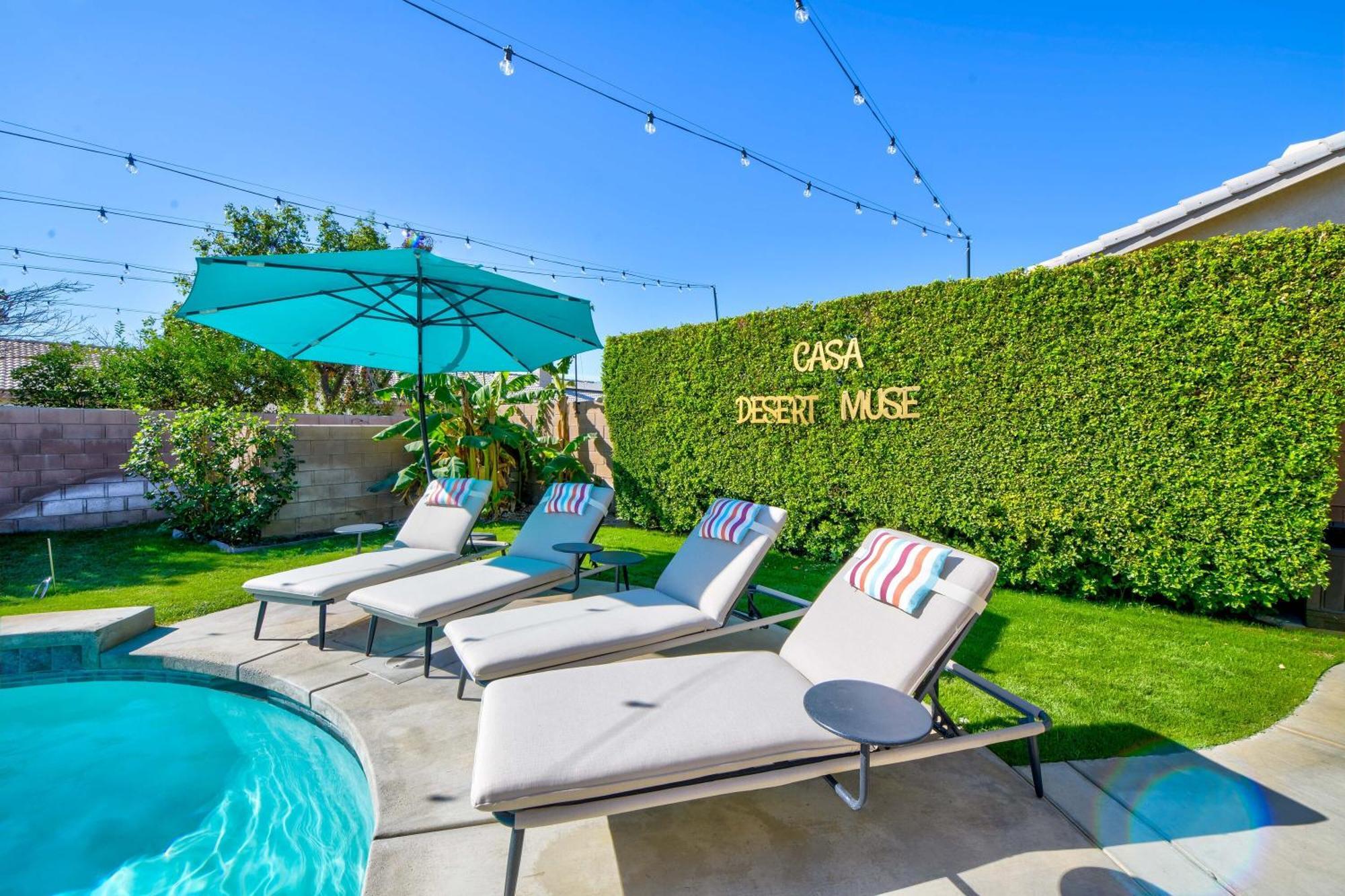 Casa Desert Muse With Heated Pool Spa Firepit Mini Golf And Games Indio Exterior photo
