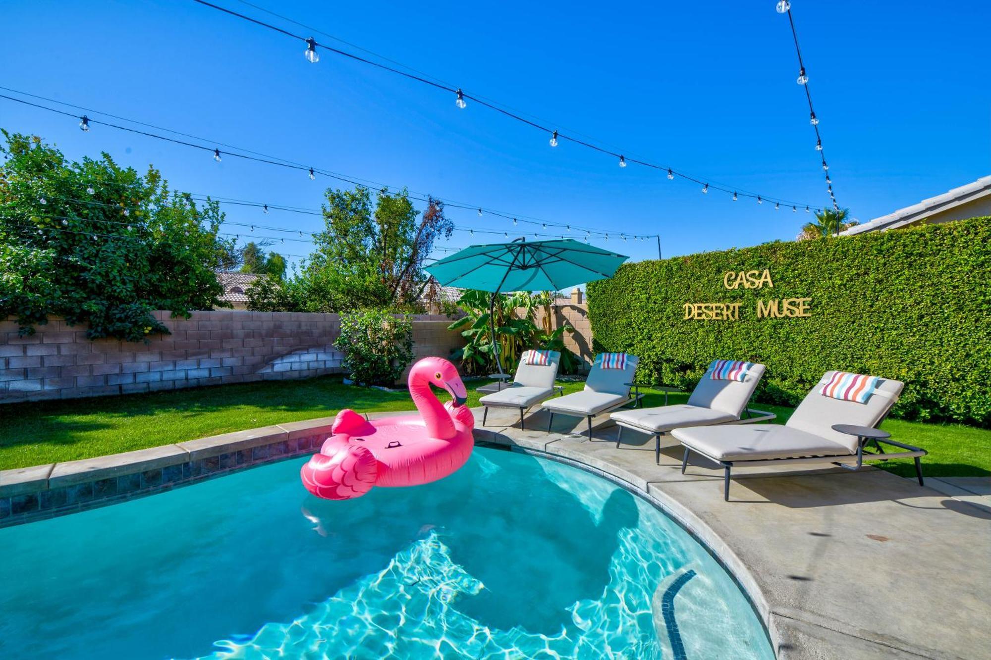 Casa Desert Muse With Heated Pool Spa Firepit Mini Golf And Games Indio Exterior photo